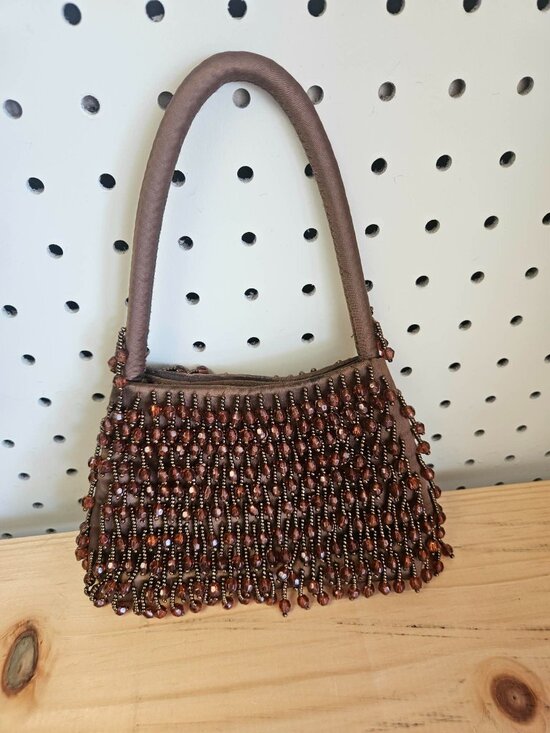 La Regale Handbags - Vintage Le Regale Black Beaded Mini Bag